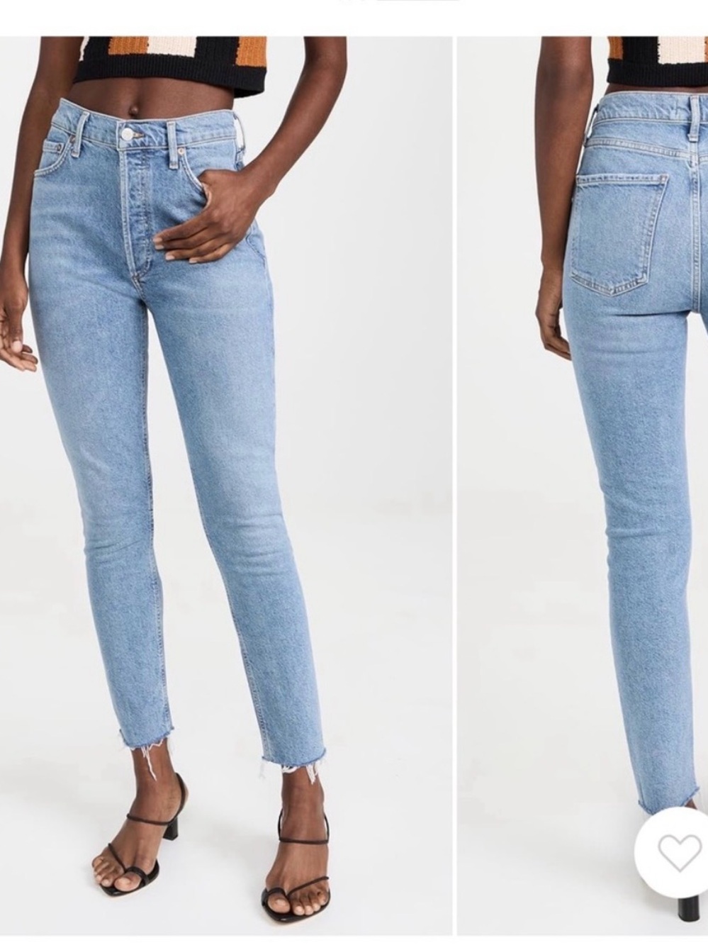 Agolde Nico High-Rise Slim fit Jeans size 26